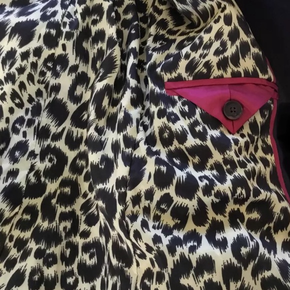 AUTHENTIC J.CREW TOPCOAT IN DOUBLE LEOPARD SIZE 14 - Picture 4 of 10